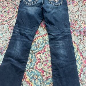 Salvage Dark Blue Boot Cut Jeans for Women